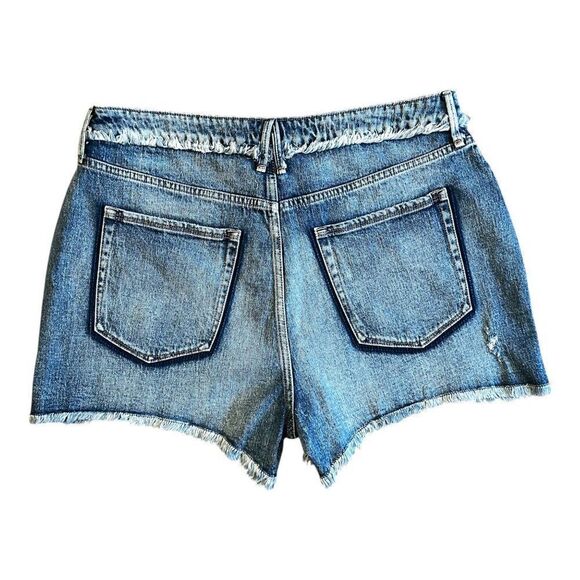 Good American Short Bombshell Shadow Pocket High Waist Button Fly 15/34 - Picture 7 of 7